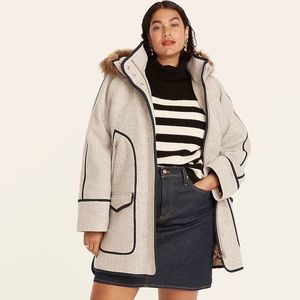 Petite Summit Parka in Italian Stadium-cloth Wool